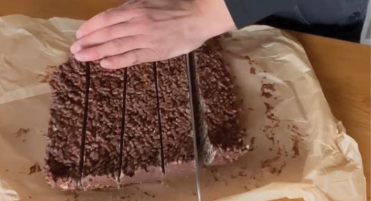 Chocolate rice crispy bars images