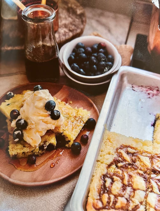 Overnight Sourdough Sheet Pancakes
