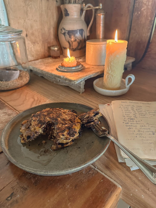 Pumpkin Oat Pancakes