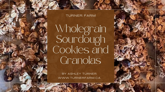 Wholegrain Sourdough Cookies and Granolas